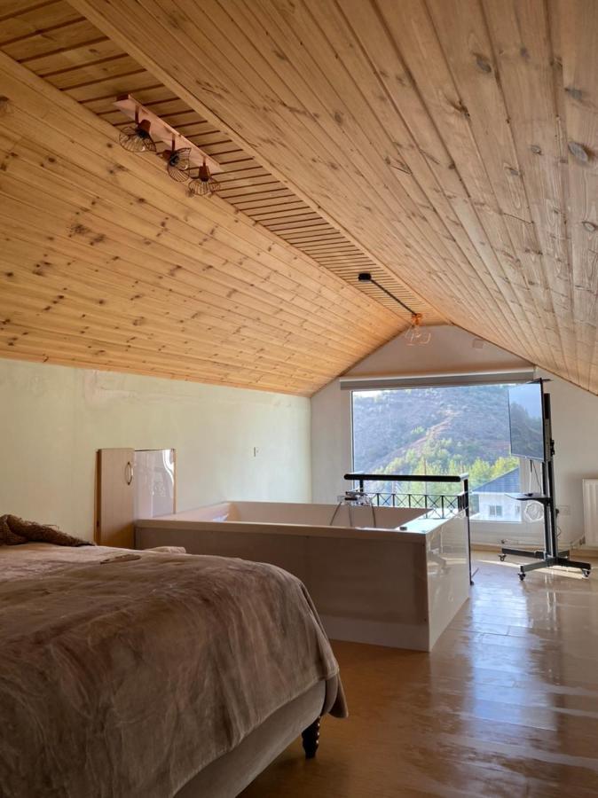 Apartamento Aprosmeno Jacuzzi House 2 Agros Exterior foto